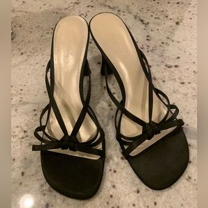 Sandals casual, black, size 8